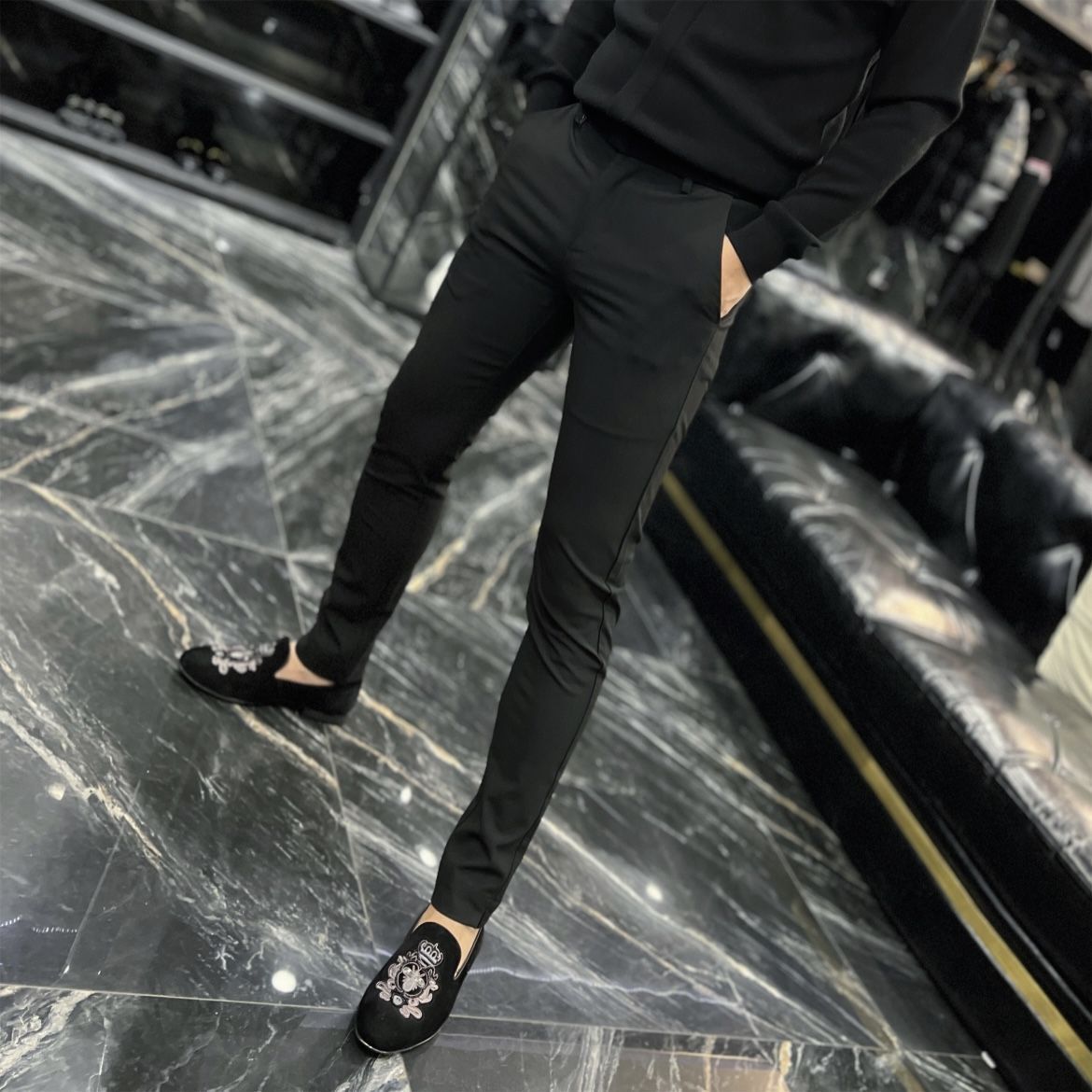 Men’s Slim Fit Business Casual Pants