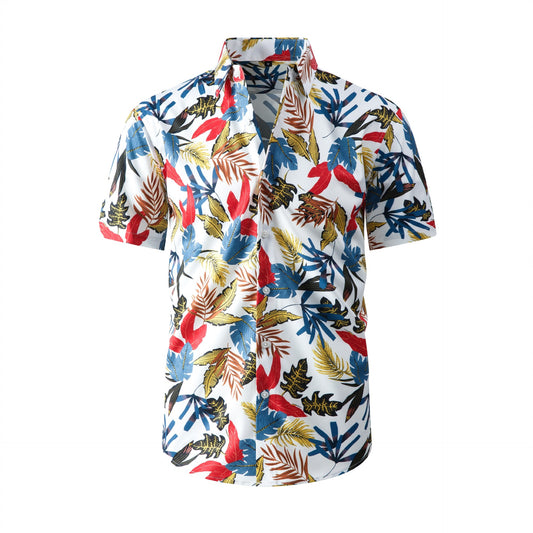 Men’s Plus Size Hawaiian Beach Shirt