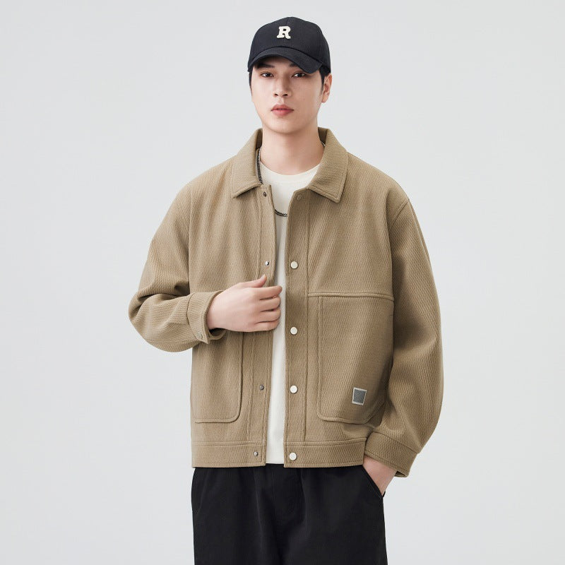 Men’s Vintage Loose-Fit Casual Jacket
