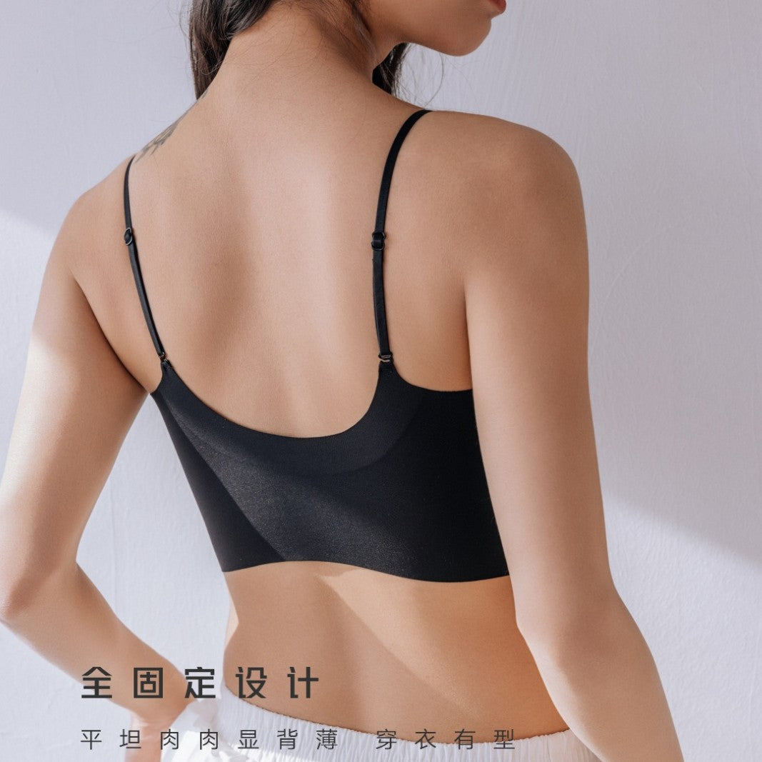 Women’s Lace Letter Wireless Camisole Bra