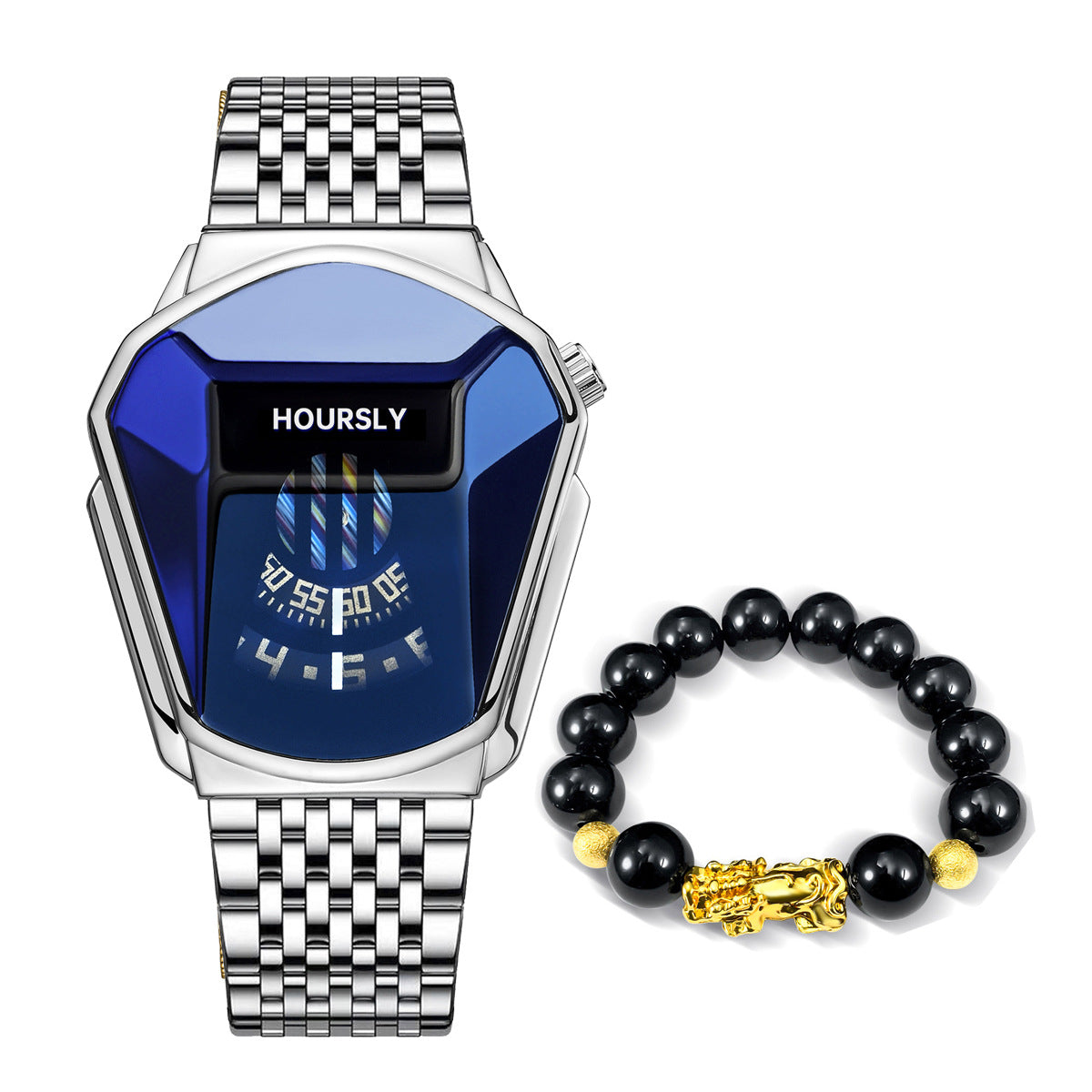 Men’s Snakehead Watch & Pixiu Bracelet Set
