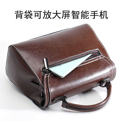 Women’s Genuine Cowhide Shoulder Handbag