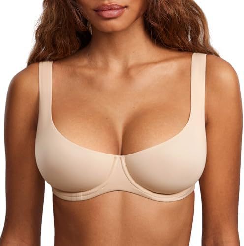 Women’s Plus Size Unlined Underwire Support Bra