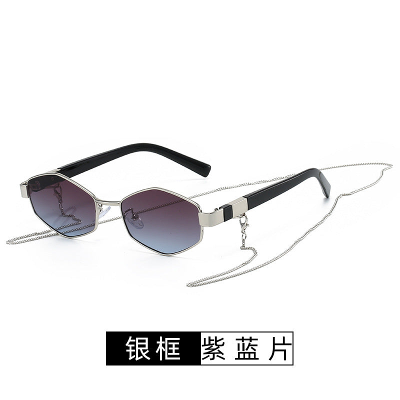 Women’s Polygonal Metal Fashion Sunglasses