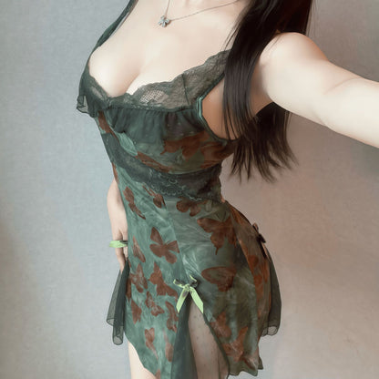 Women’s Printed Plus Size Nightgown & Robe Set