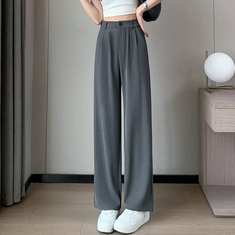 Women’s High-Waist Wide-Leg Casual Pants