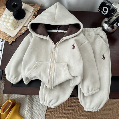 Kids’ Fleece Hooded 2-Piece Set