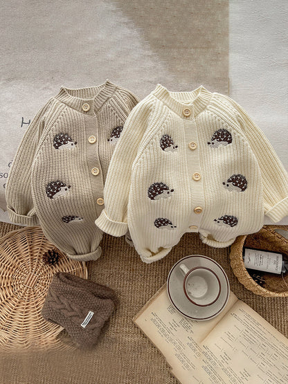 Baby Korean Style Knitted Romper Jumpsuit