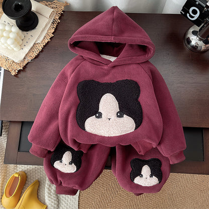 Kids’ Fleece Hooded 2-Piece Set