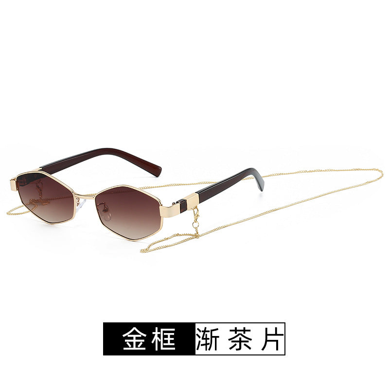 Women’s Polygonal Metal Fashion Sunglasses