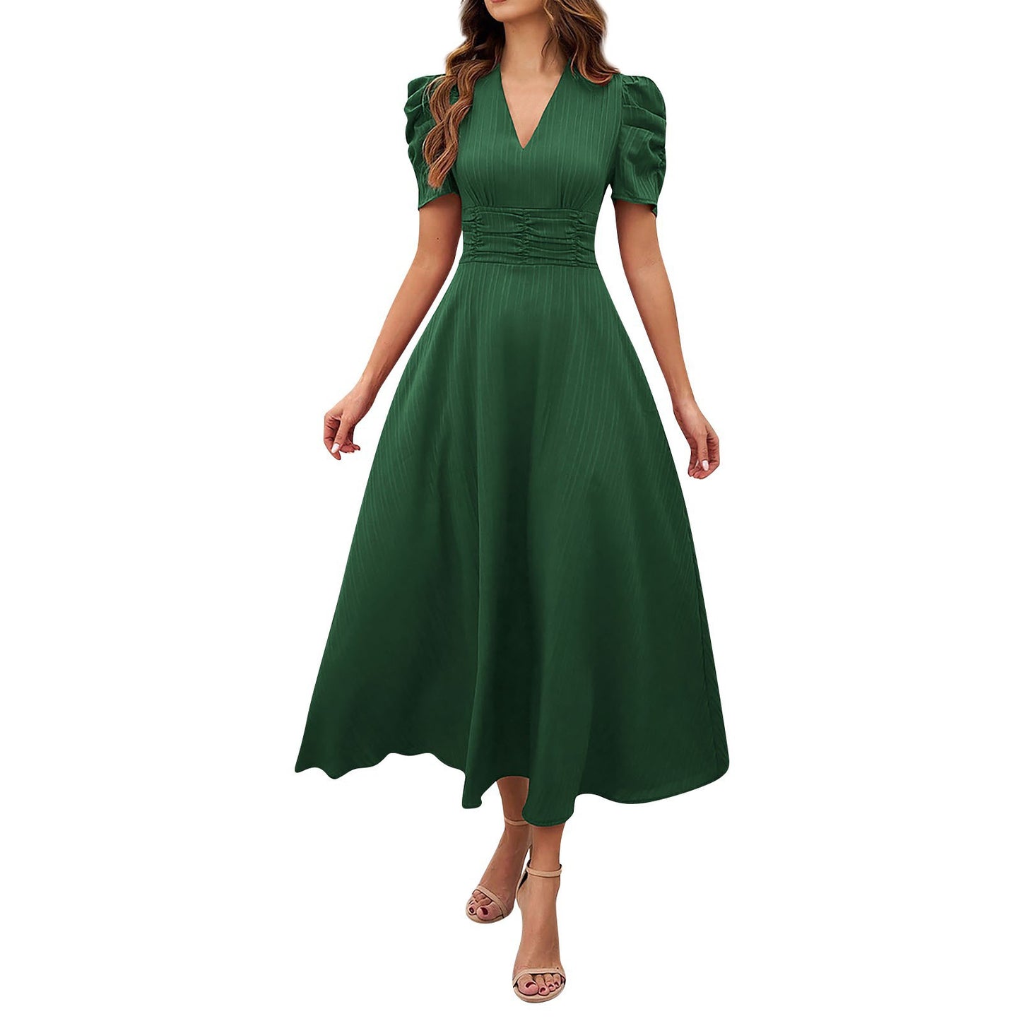 Elegant Women’s High Waist Summer Dress