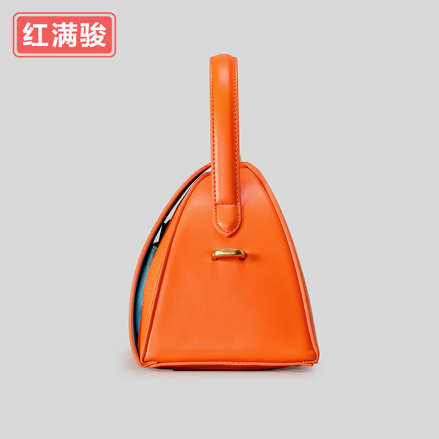 Women’s Vintage Semi-Round Geometric Crossbody Bag