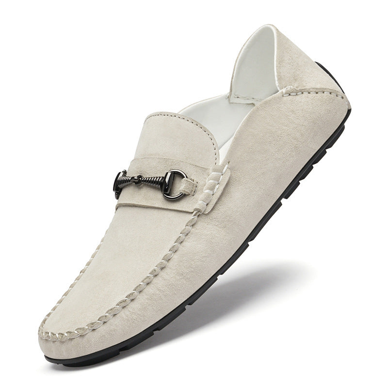 Men’s Genuine Leather Casual Slip-On Loafers