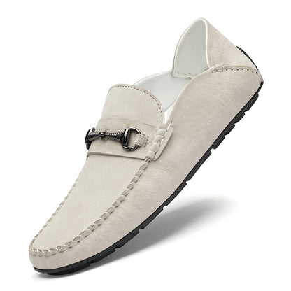 Men’s Genuine Leather Casual Slip-On Loafers