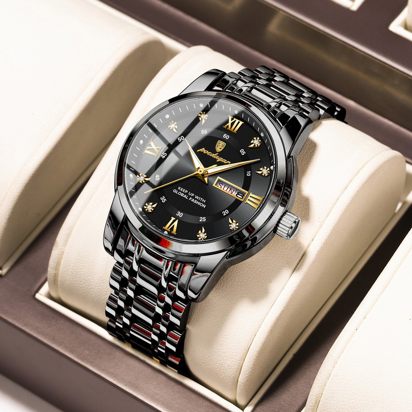 Men’s Waterproof Luminous Quartz Watch