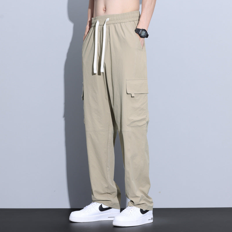 Men’s High Street Loose Straight-Leg Utility Pants