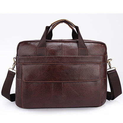 Men’s Genuine Leather Business Briefcase (14-Inch)