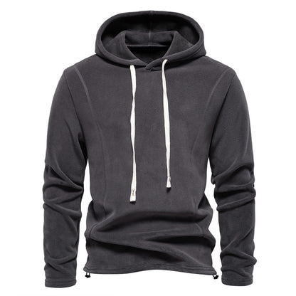 Men’s Half-Zip Fleece Stand Collar Sweatshirt