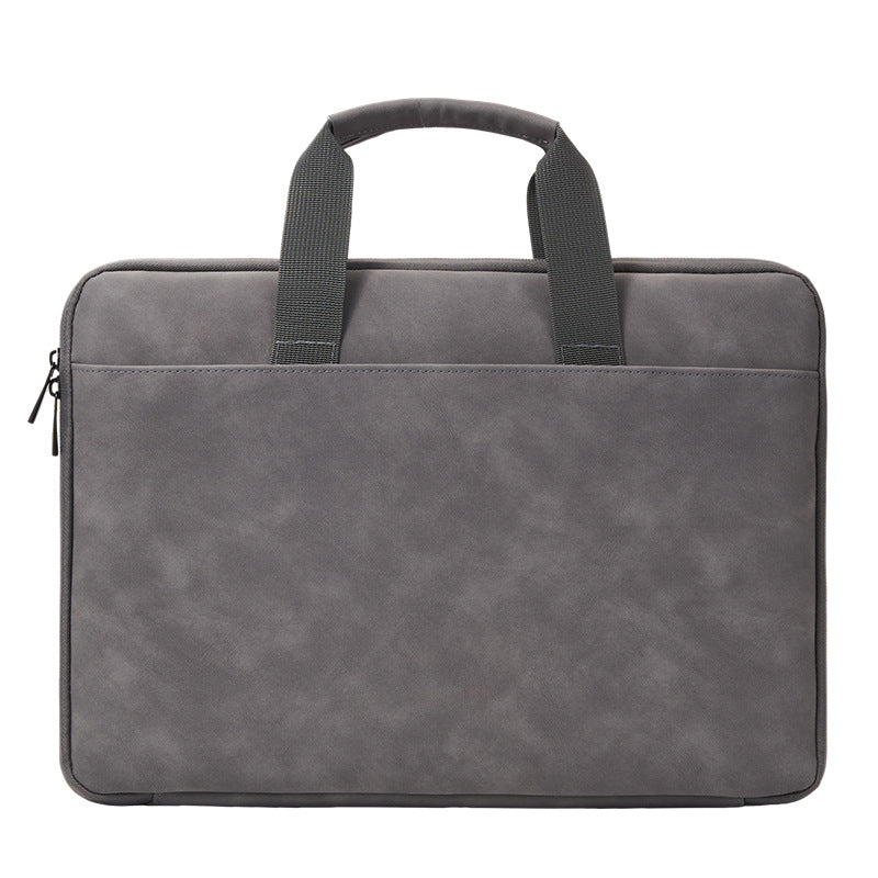 PU Lamb Leather Laptop Bag (13–16 Inch)