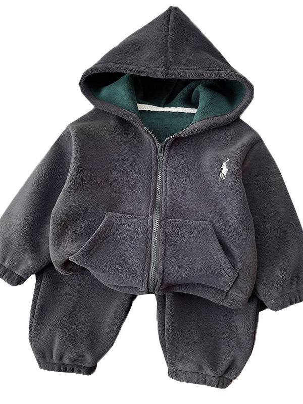 Kids’ Fleece Hooded 2-Piece Set