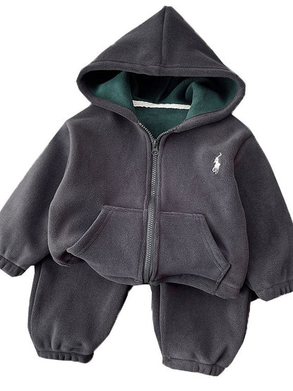 Kids’ Fleece Hooded 2-Piece Set