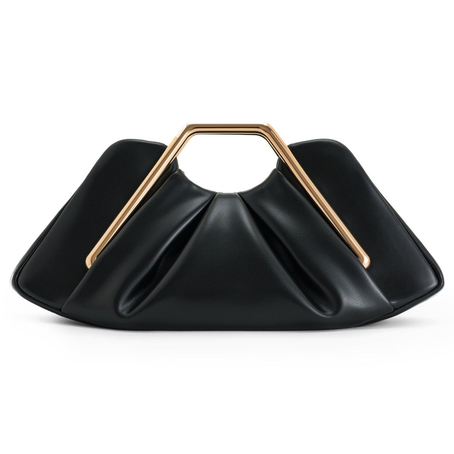 Women’s Soft Leather Pleated Cloud Bag