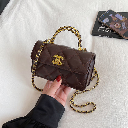 Women’s Quilted Chain Crossbody Bag