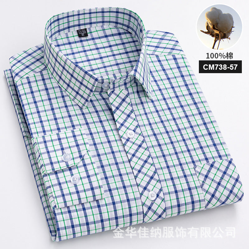 Men’s Cotton Check Casual Shirt