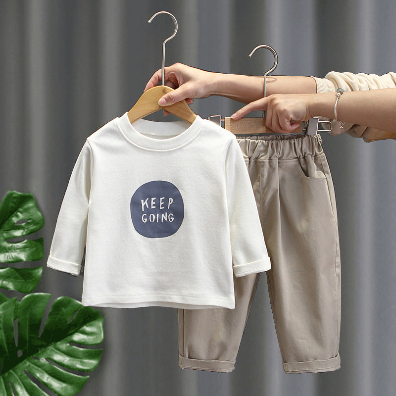 Boys’ Korean Style 3-Piece Spring Outfit Set