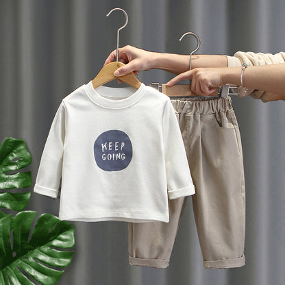 Boys’ Korean Style 3-Piece Spring Outfit Set