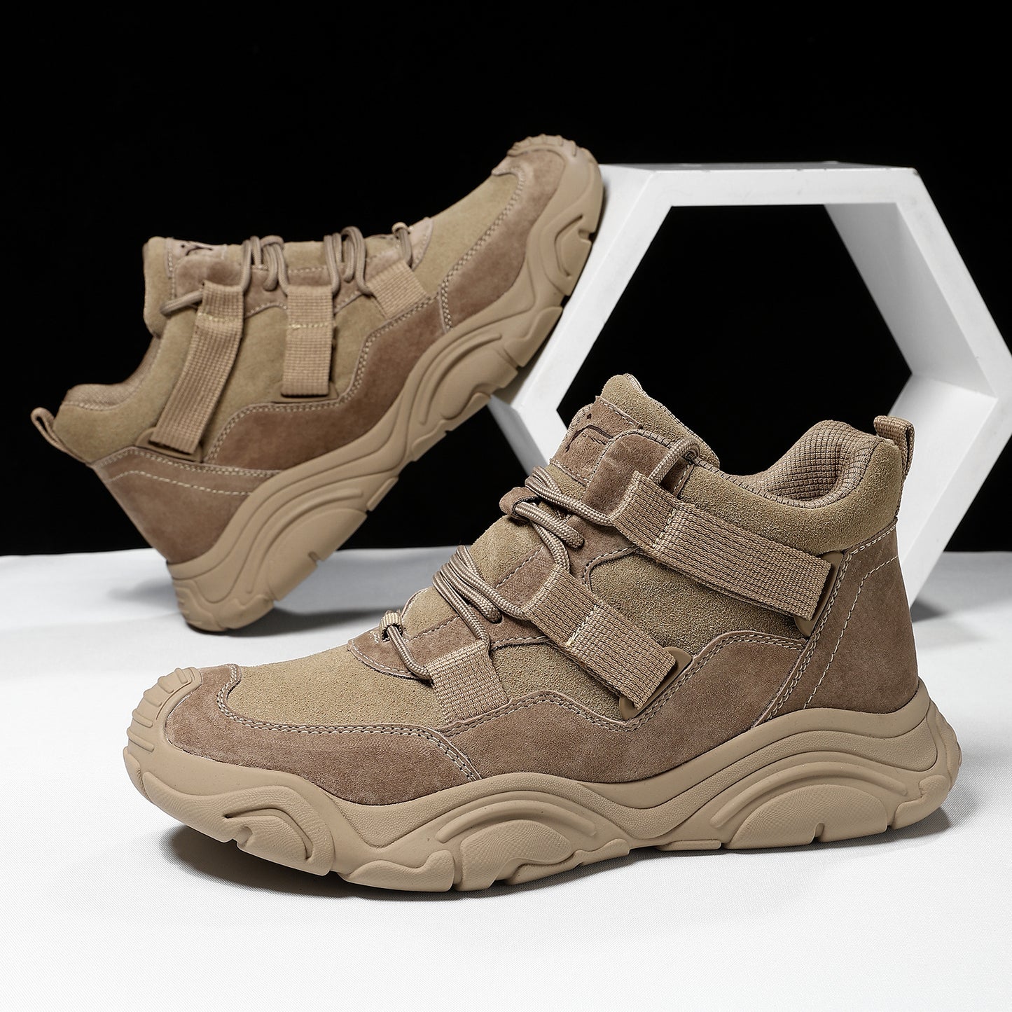 Men’s Leather Outdoor Hiking Shoes