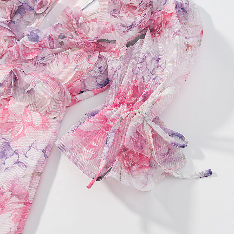 Women’s Floral Chiffon Dress