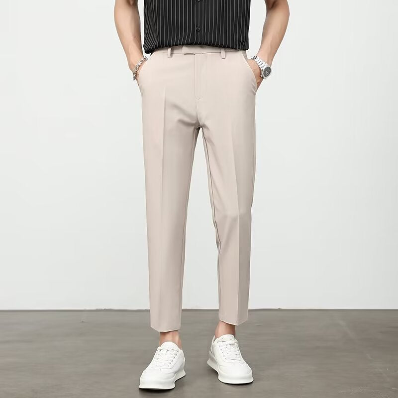 Men’s British Style Business Casual Trousers