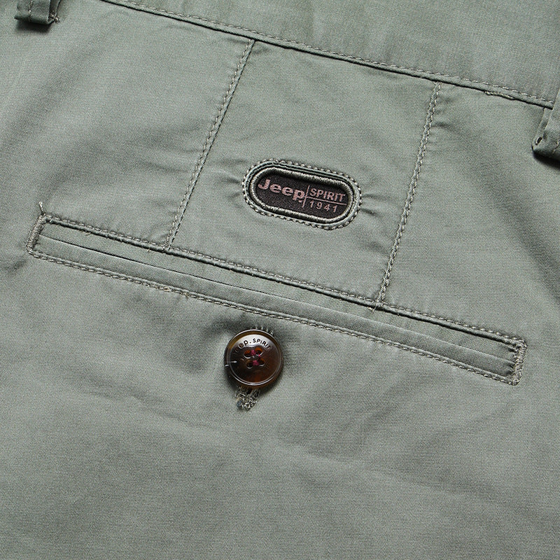 Men’s Lightweight Cotton Casual Business Pants