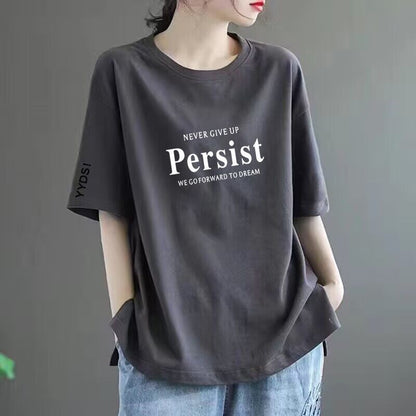 Women’s Printed Loose-Fit Short Sleeve T-Shirt
