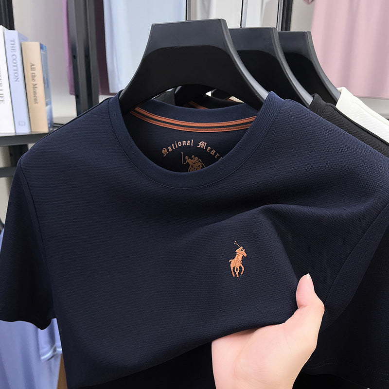 Men’s Premium Embroidered Cotton T-Shirt