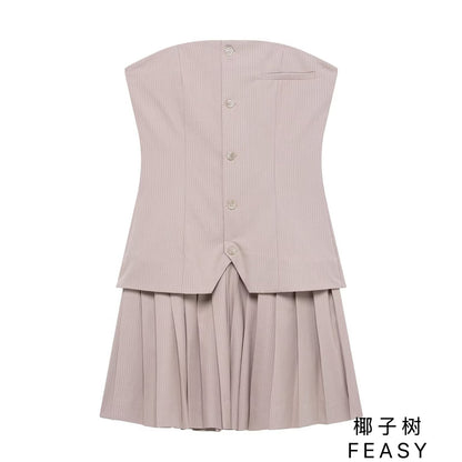 Women’s Strapless Elegant Short Dress