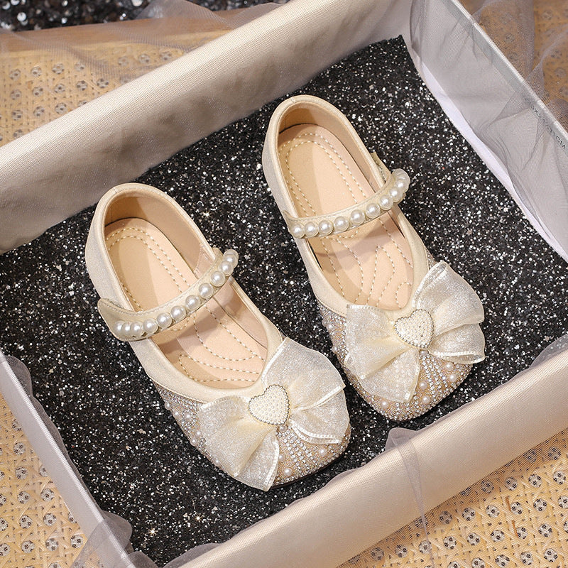 Girls’ Crystal Butterfly Princess Shoes