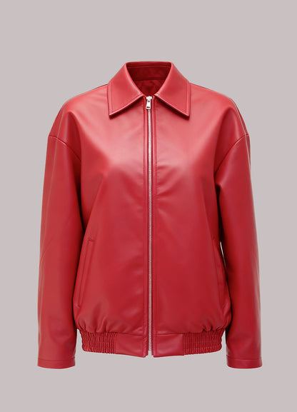 PU Leather Motorcycle Jacket