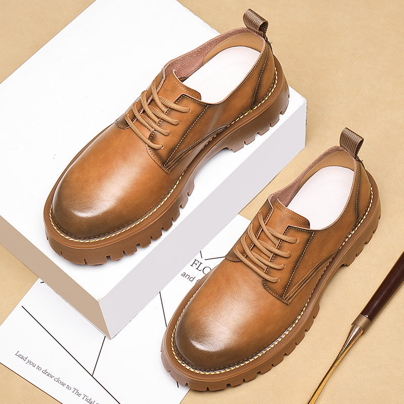Men’s British-Style Thick-Sole Martin Boots