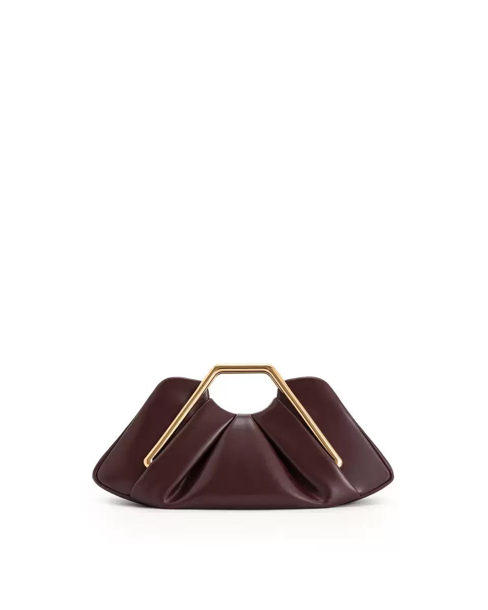 Women’s Soft Leather Pleated Cloud Bag