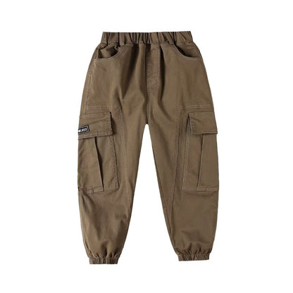 Boys’ Cargo Pants Casual Trousers