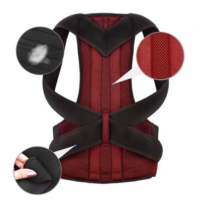 Cross-border back correction tape, chest straightening posture correction band, anti-hunchback reinforced support, breathable back posture correction tape wholesale