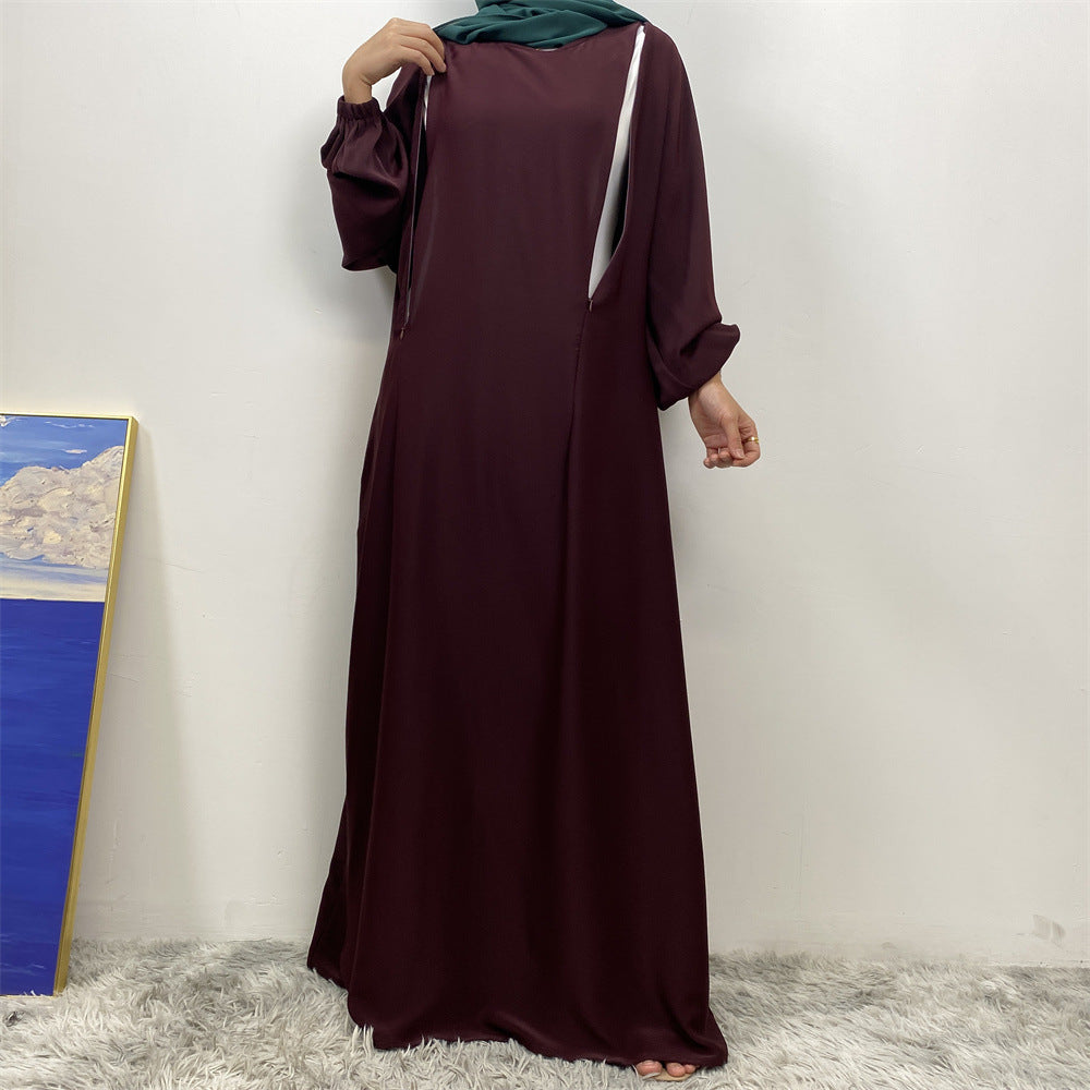 Women’s Long Sleeve Slim Fit Nursing Dress