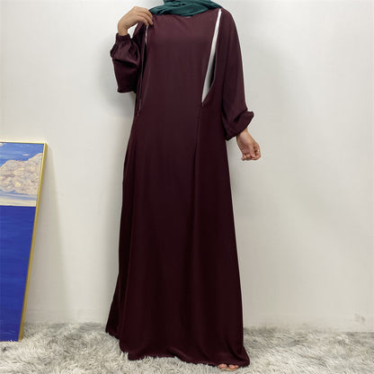 Women’s Long Sleeve Slim Fit Nursing Dress