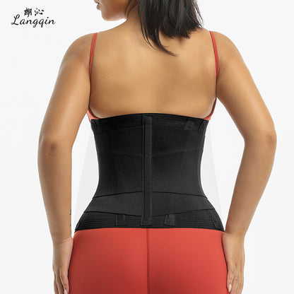 Waist tummy belt, thin enhanced version of the women's corset belt, belly belt, waist sweat protection, exercise fitness, body shaping waist clip
