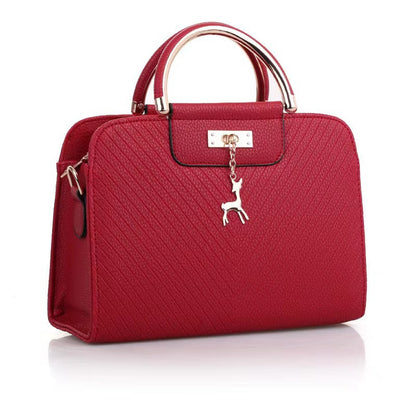 Women’s Solid Color Square Crossbody Bag