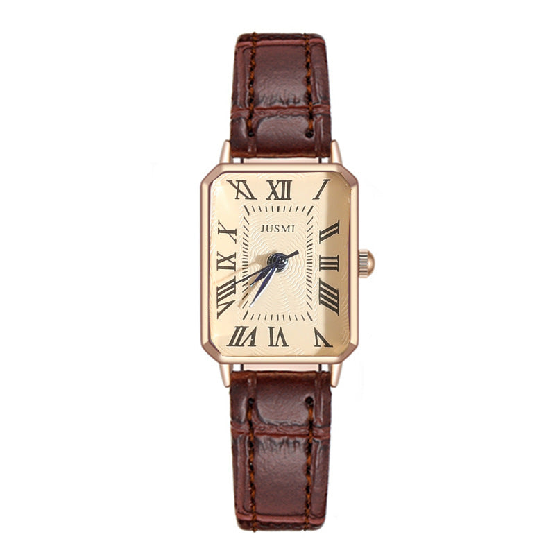 Women’s Roman Dial Square Quartz Watch