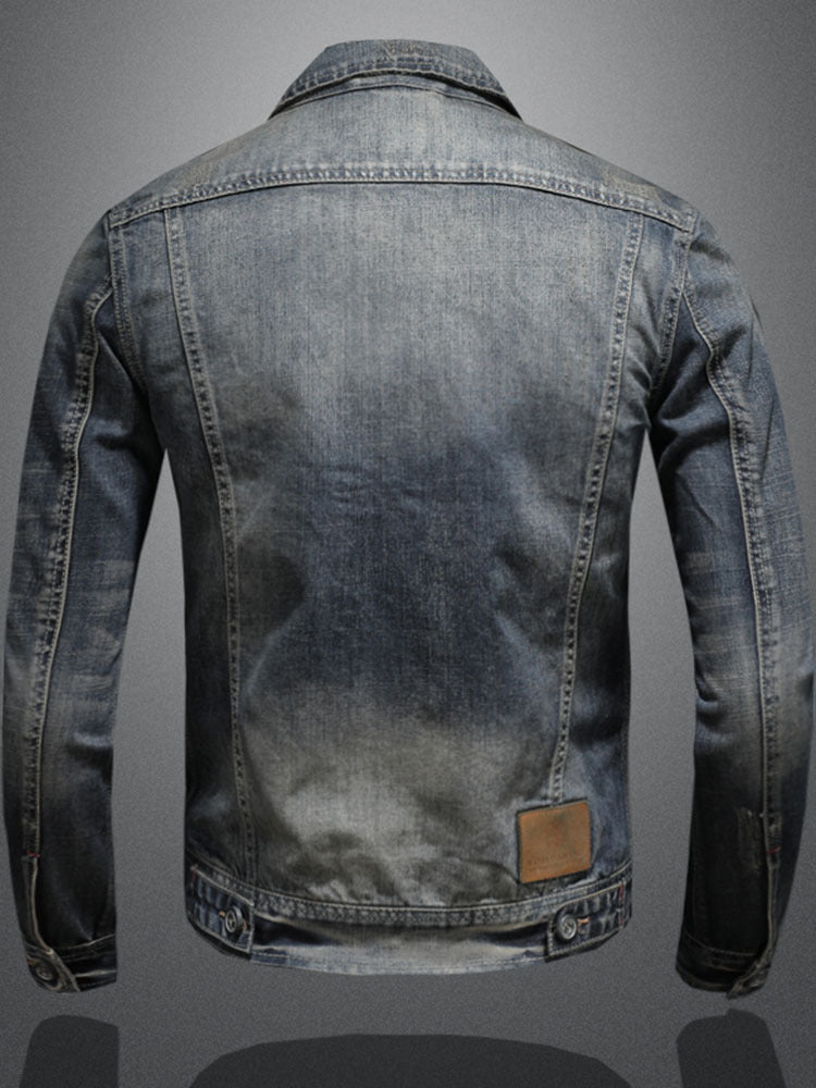 Men’s Retro Denim Workwear Jacket