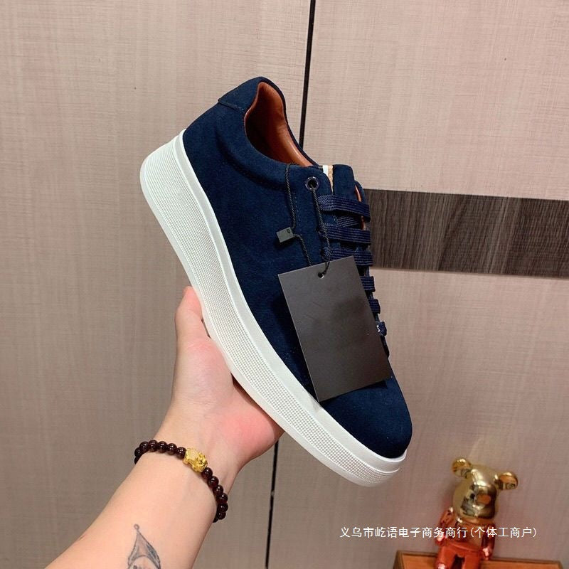 Men’s Trendy Breathable Thick-Sole Sports Sneakers